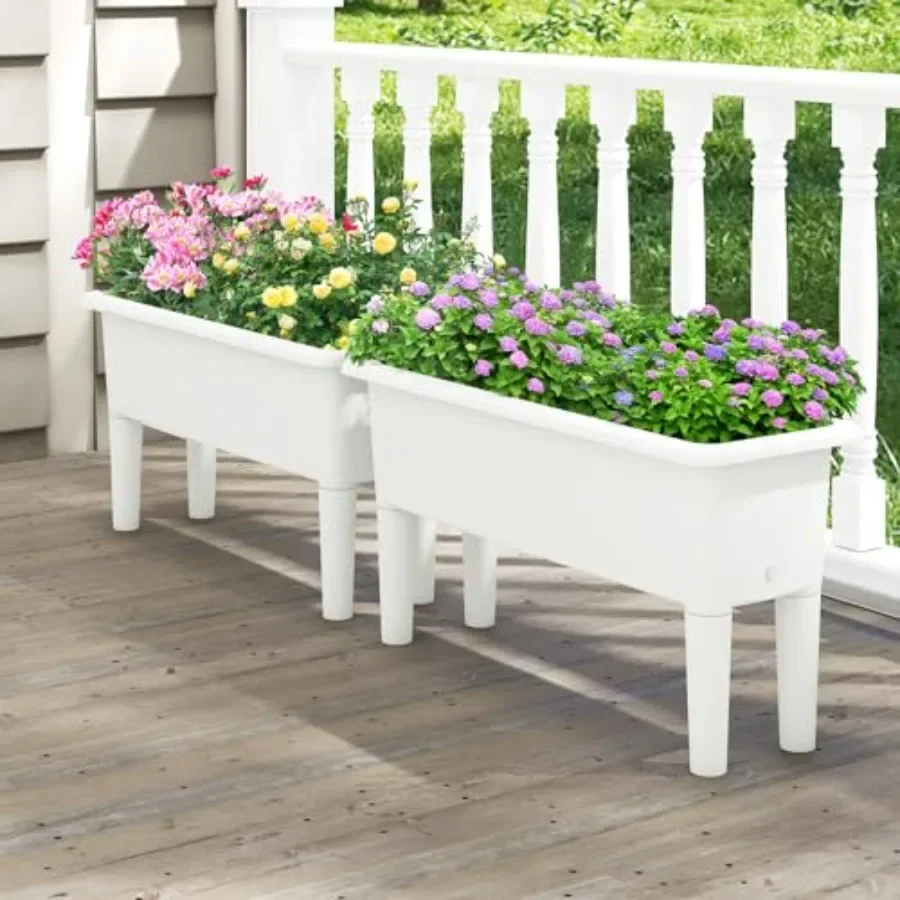 2'li Dış Mekan Yükseltilmiş Ba - Self-Watering Planter incelemesi ve fiyatı